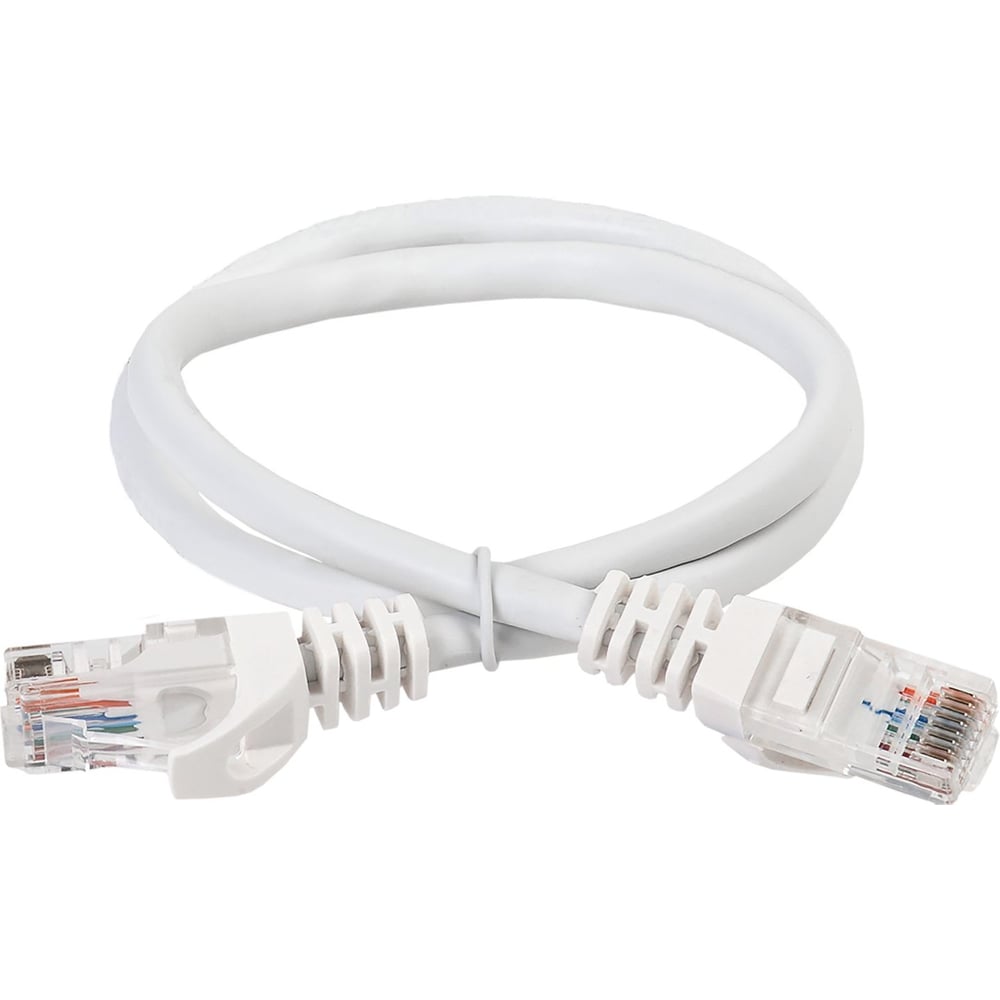 Патч-корд ITK категории 5е UTP 1.5 м белый PC08-C5EU-1M5