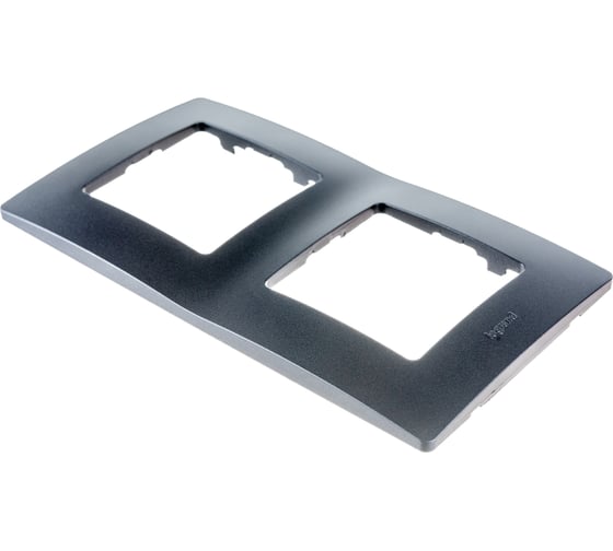 Изображение товара Рамка Legrand Etika 2 поста антрацит Leg 672582