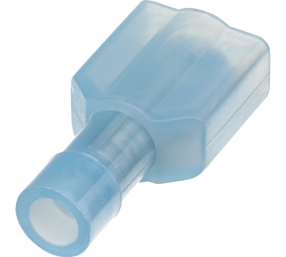 Изображение товара Разъем duwi плоский виброустойчивый, РпИп 2.5-6.3 (папа), 2.5мм², термоусадка, синий, 10шт, 26493 8