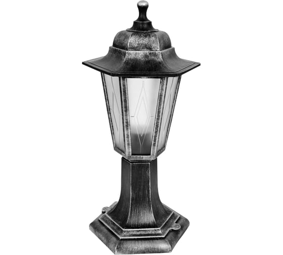 Изображение товара Садово-парковый светильник Camelion Оскар1 черный + серебро PP4104 C42 НТУ 06-60-001 У1 13844