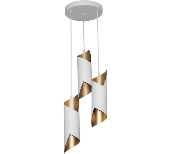 Изображение товара Светильник Элетех Маэстро 231 НСБ 01-3х60-138 Е27 белый золотой 1005404231