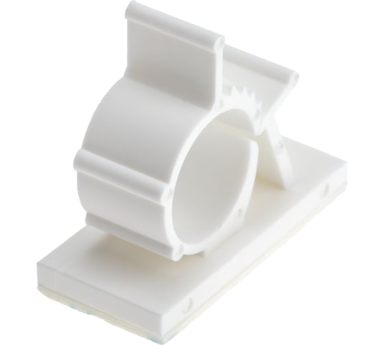 Изображение товара Самоклеящаяся площадка кабеля и проводов duwi 19x25мм 15мм белая 5шт 23172 5