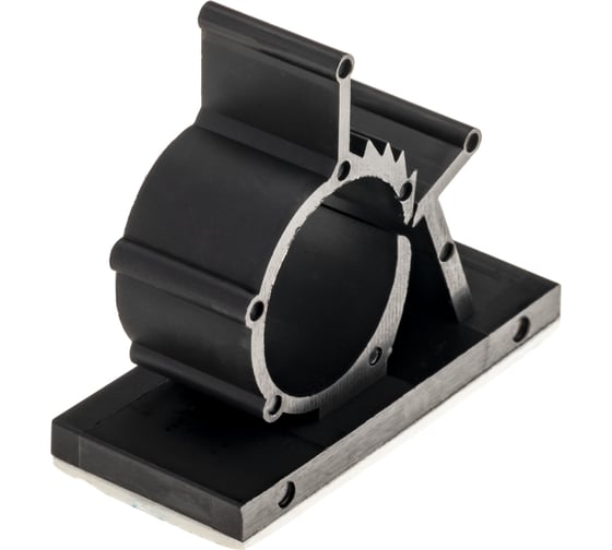 Изображение товара Самоклеящаяся площадка кабеля и проводов duwi 19x25мм 15мм черная 5шт 23171 8