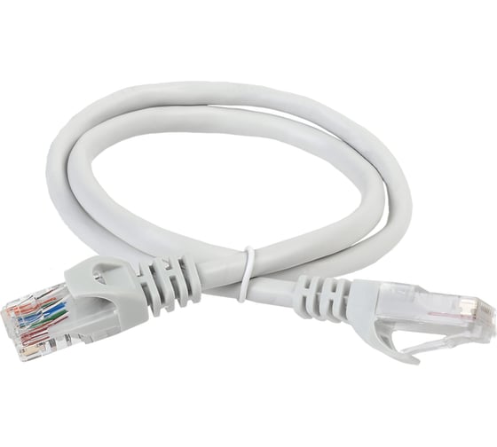 Изображение товара Патч-корд ITK категории 6 UTP LSZH 3 м серый PC01-C6UL-3M
