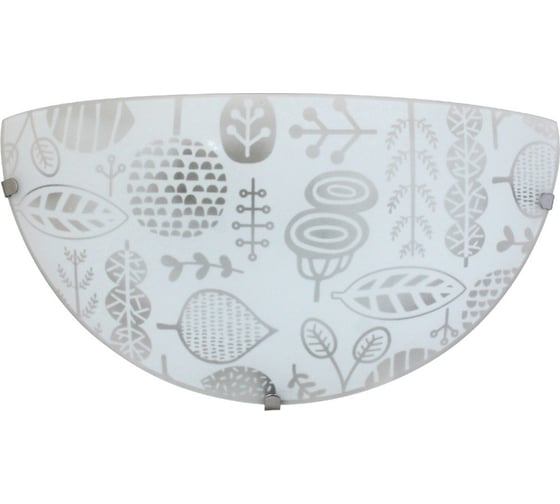 Изображение товара Светильник Элетех Лужок 300/2 НББ 21-60 М19 ИУ матовый белый/клипсы штамп металлик 1005209256