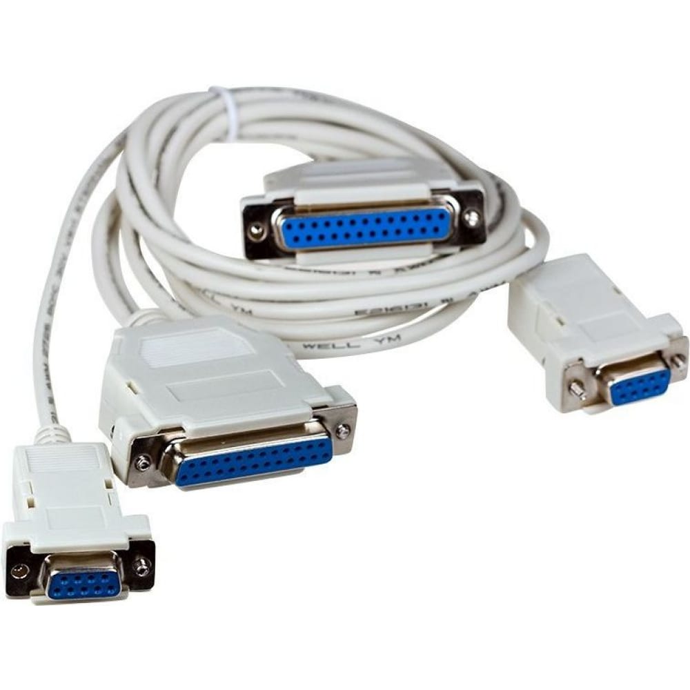 фото Универсальный кабель gembird 0-модемный, 1.8м, пакет cc-140-6