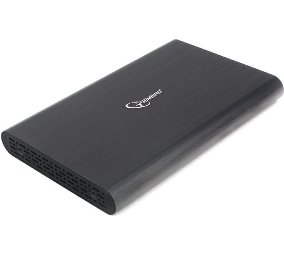 Изображение товара Внешний корпус Gembird USB 3.0 для 2.5" HDD/SSD, порт MicroB, SATA III, металл, чёрный, EE2-U3S-50