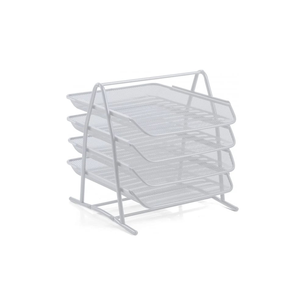 Изображение товара Органайзер для бумаги UNISTOR diplomat 4, 4 секции, серый