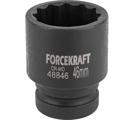 Изображение товара Головка ударная Forcekraft 1", 46мм, 12гр. FK-48846(57466)