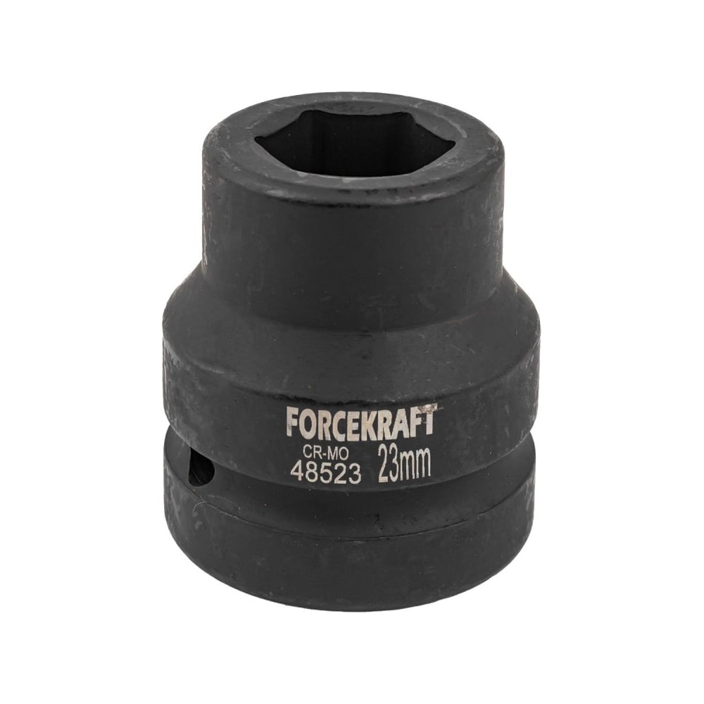 Изображение товара Головка ударная 1" 23 мм для квадрата с отверстием Forcekraft FK-48523