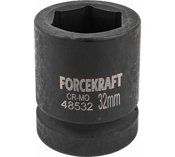 Изображение товара Головка ударная 6-гранная 32 мм, 1"DR Forcekraft FK-48532(57446)