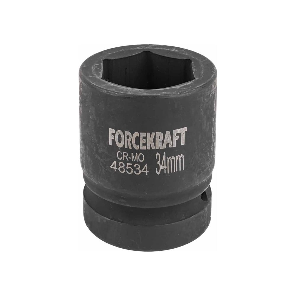 Изображение товара Головка ударная 6-гранная 34 мм 1 дюйм торцевая Forcekraft FK-48534