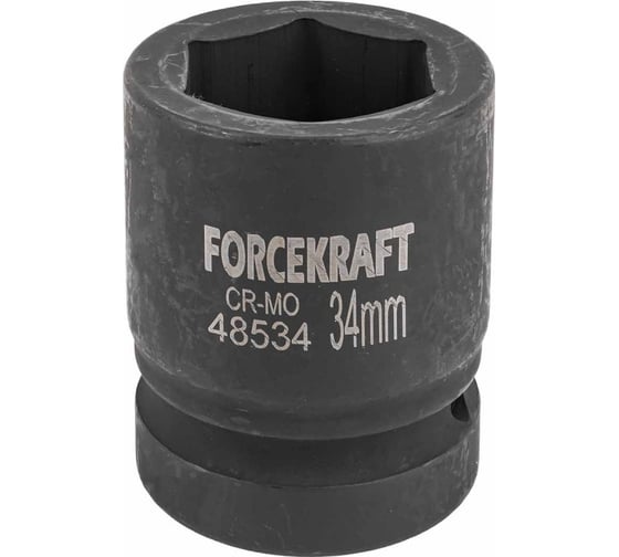 Изображение товара Головка ударная 6-гранная 34 мм, 1"DR Forcekraft FK-48534(57448)