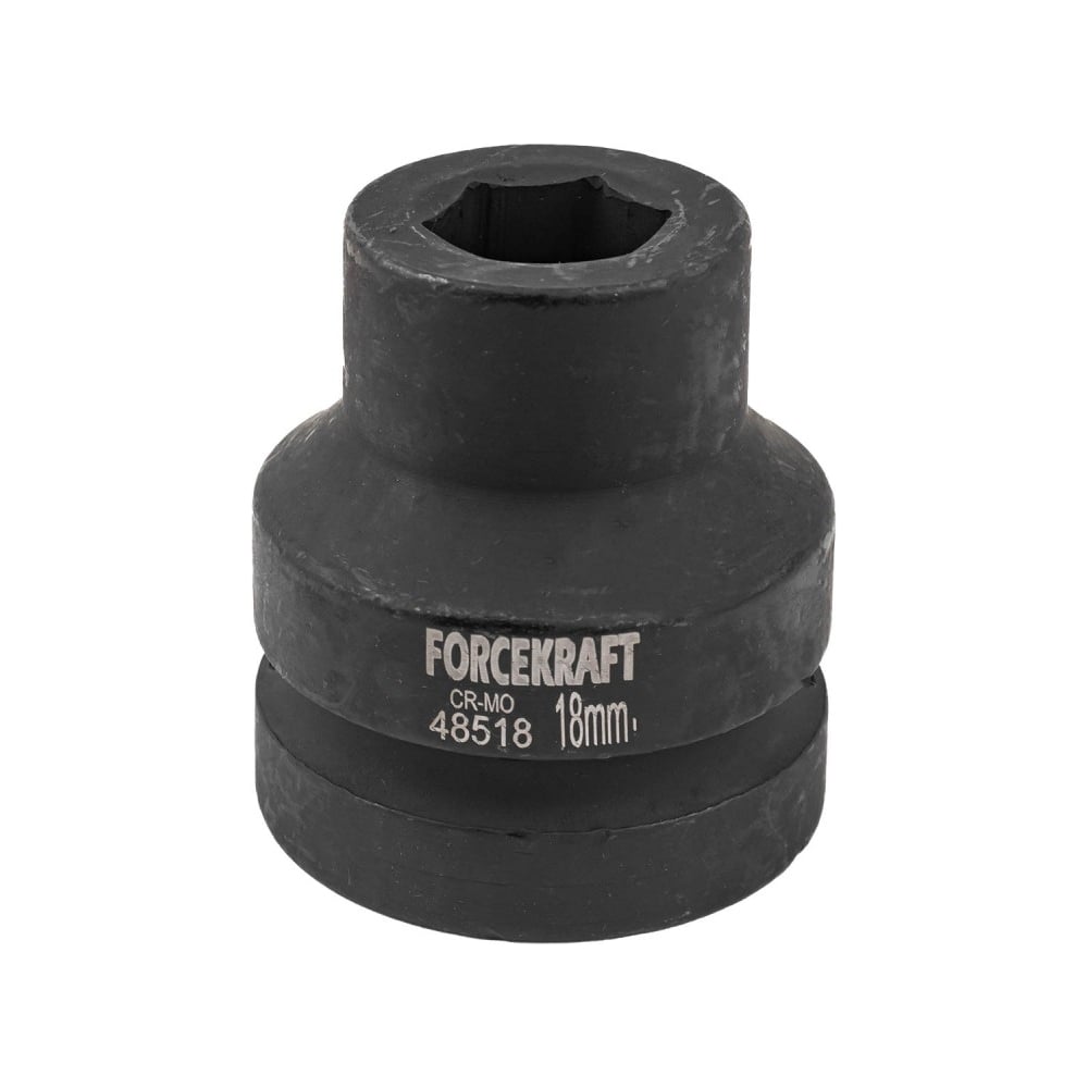 Изображение товара Головка ударная 6-гранная 18 мм 1 дюйм FK-48518 Forcekraft