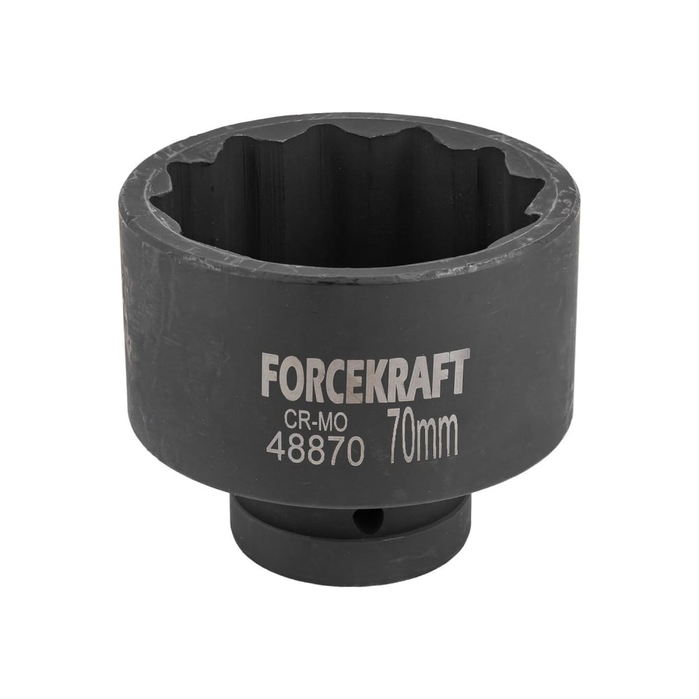 Изображение товара Головка ударная 12-гранная 70 мм 1''DR Forcekraft FK-48870