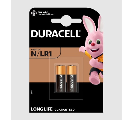Изображение товара Алкалиновая батарейка Duracell N-2BL щелочная 1,5v, 5007995 Б0044734