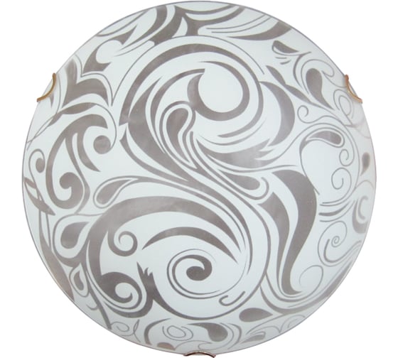 Изображение товара Светильник Элетех Иней Maxel 250 НПБ 01-60-130 М15 ИУ матовый белый/клипсы золото 1005204961