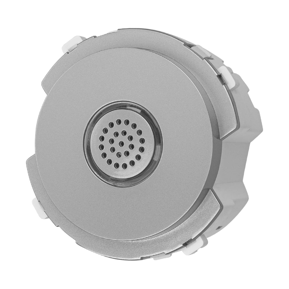 Изображение товара Выключатель акустический TDM ELECTRIC платина серии Байкал SQ1819-0344