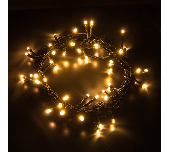 Изображение товара Новогодняя гирлянда Eurosvet 400-001 нить теплый белый a044094