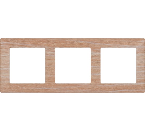 Изображение товара Рамка Legrand Valena LIFE "Светлое дерево".3-постовая универсальная 754183