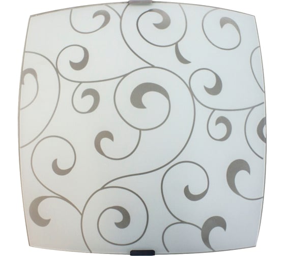 Изображение товара Светильник Элетех Марокко НПБ 09-60-003 М83 300х300 мм матовый белый/клипсы штамп металлик ИУ 1005205717