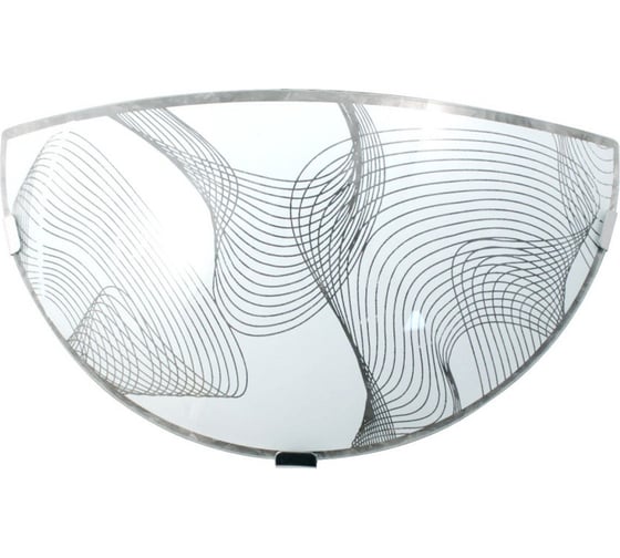 Изображение товара Светильник Элетех Бриз 300/2 НББ 21-60 М19 ИУ глянцевый белый/клипсы штамп металлик 1005205921