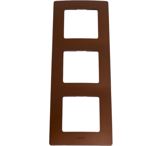 Изображение товара Рамка Legrand Etika 3 поста какао Leg 672573