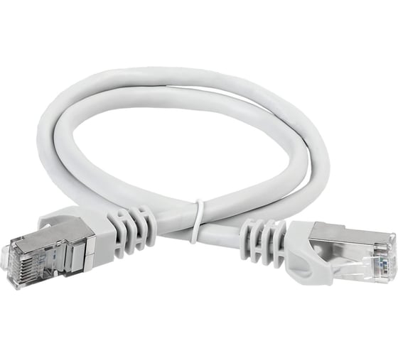 Изображение товара Патч-корд ITK категории 6A S/FTP LSZH 5 м серый PC01-C6ASL-5M