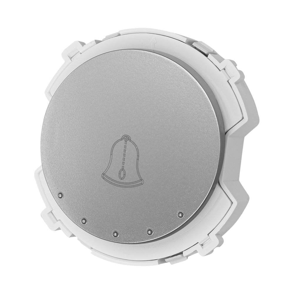 Изображение товара Выключатель звонка TDM ELECTRIC 1-клавишный 16А 250В платина