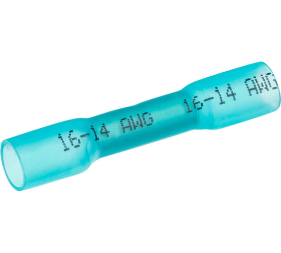 Изображение товара Гильза соединительная изолированная duwi ГСИ 1,5-2,5мм, термоусадка, синяя, 10шт, 26770 0