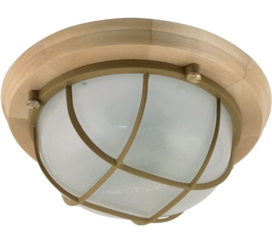 Изображение товара Светильник Элетех Терма 1302 круг малый НББ 03-60-014 IP65 матовый корпус с решеткой 1005501031