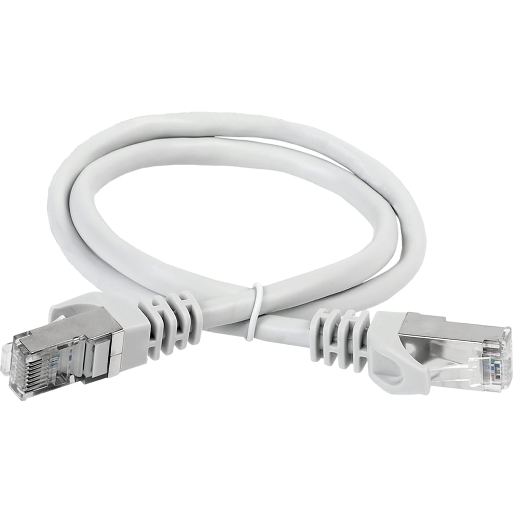 Изображение товара Патч-корд ITK категории 6A S/FTP LSZH 2м серый ПК01-C6ASL-2M