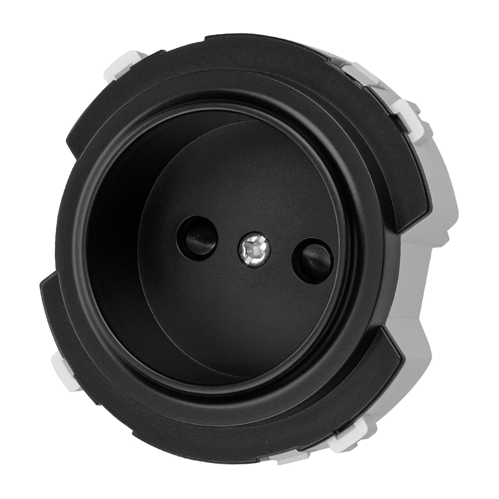 Изображение товара Розетка силовая 2п 16А 250В с защитными шторками агат ТDM ELECTRIC SQ1819-0208