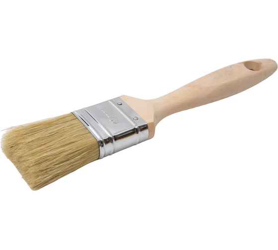 Изображение товара Кисть плоская GROSSMEISTER PRO натуральня щетина, 40 мм 001201040