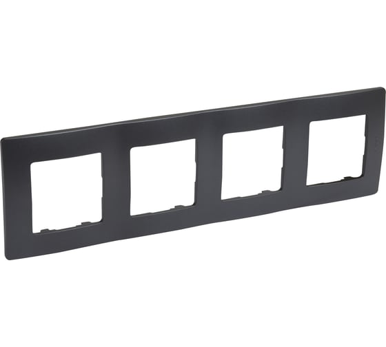 Изображение товара Рамка Legrand 4 поста Etika антрацит 672584
