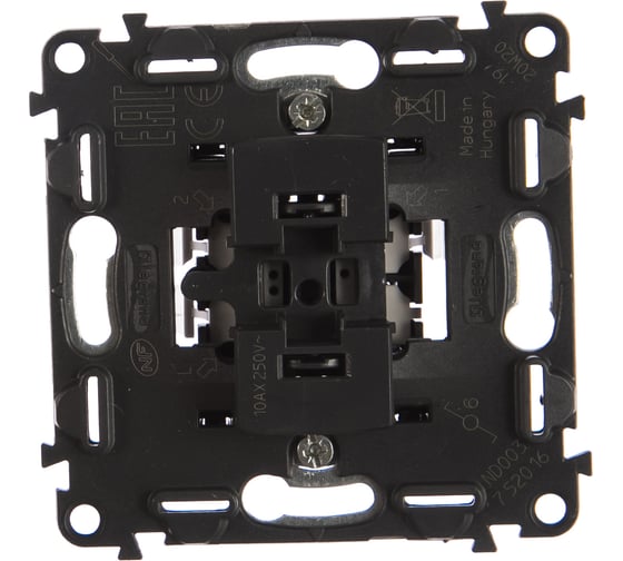 Изображение товара Переключатель Legrand Valena IN'MATIC 10АХ 250В.Безвинтовые зажимы 752016