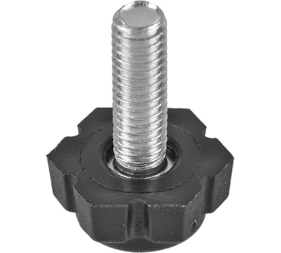 Изображение товара Опора шестигранная резьбовая Росдюбель Д19-М6x15 мм, 50 шт. 33-0070