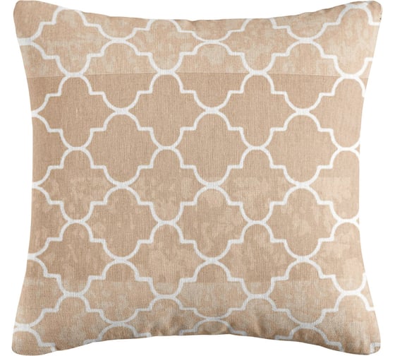 Изображение товара Подушка декоративная Guten Morgen Марокко бежевый, наб. 40x40 см ПДр-Марб-40-40