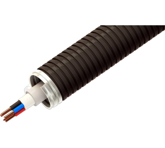 Изображение товара Металлорукав Промрукав в ПВХ оболочке Р3-ЦП-Мр-НГ-08 100м PR04.0162