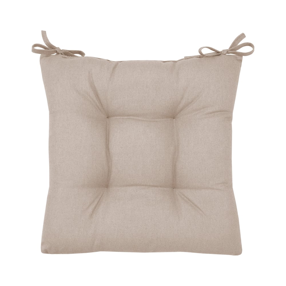 Изображение товара Подушка на стул Guten Morgen высокая, Цвет: Бежевый 40x40 см СТР-БЕЖ-40-40