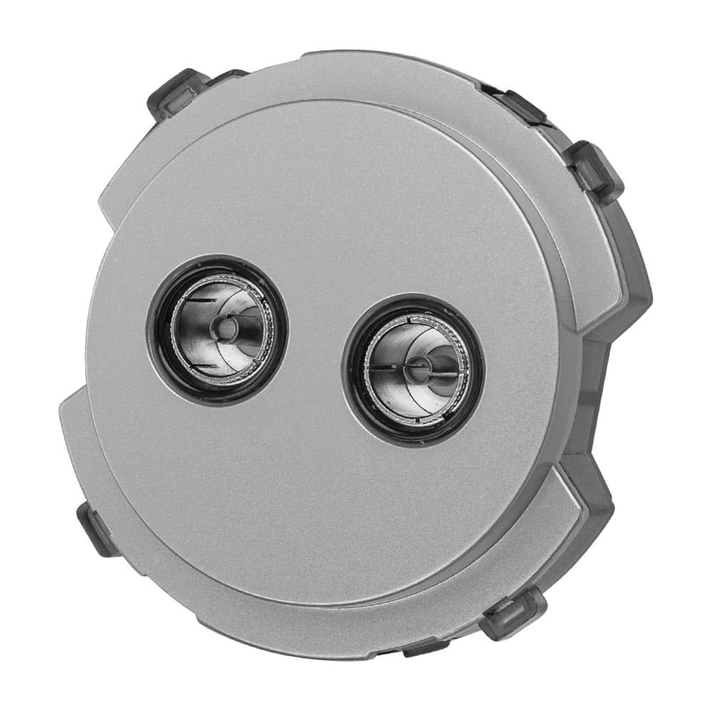 Изображение товара Розетка TDM ELECTRIC двойная TV проходная платина, "байкал" SQ1819-0312