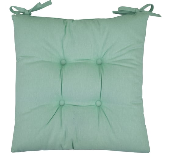 Изображение товара Подушка на стул Guten Morgen высокая, Цвет: Ментол 40x40 см СТР-МНТ-40-40