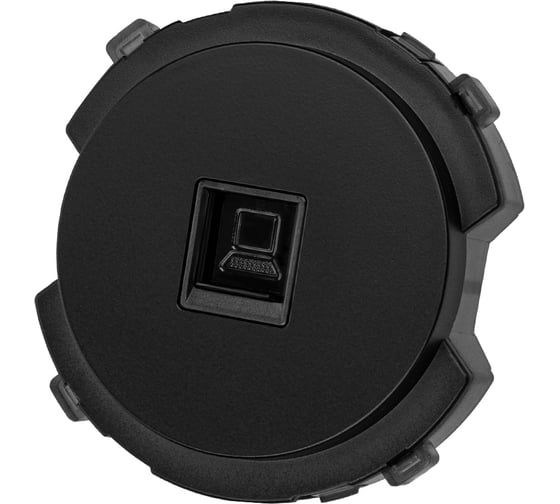 Изображение товара Розетка компьютерная TDM ELECTRIC RJ45 агат, "байкал" SQ1819-0214