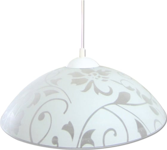 Изображение товара Светильник Элетех Эрика 360 НСБ 72-60 М50 матовый белый/шнур белый 1005205116