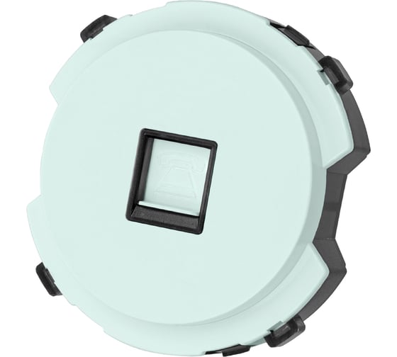 Изображение товара Розетка TDM ELECTRIC телефонная RJ11 фисташковая, "байкал" SQ1819-0113