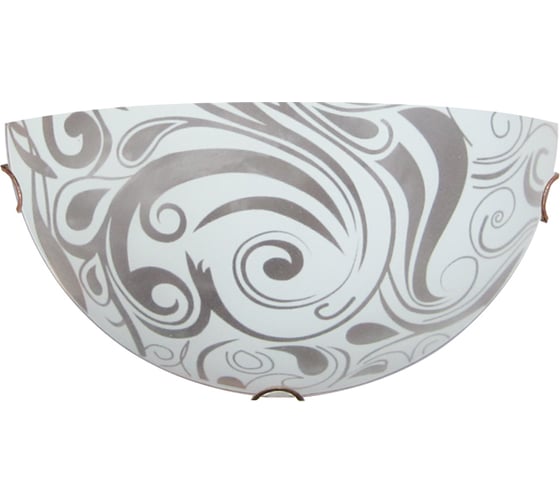 Изображение товара Светильник Элетех Иней Maxel 300/2 НББ 21-60 М19 ИУ матовый белый/клипсы золото 1005204962