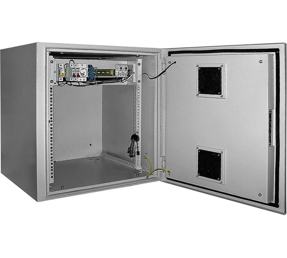 Изображение товара Уличный шкаф ITK Linea O 19" 9U 650x600 мм IP55 LO35-09U66-M55