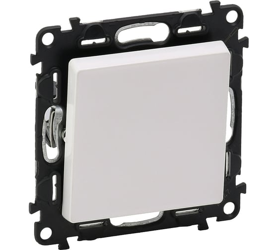 Изображение товара Переключатель Legrand Valena Life 10АХ 250 В с лицевой панелью безвинтовые зажимы белый Leg 752406