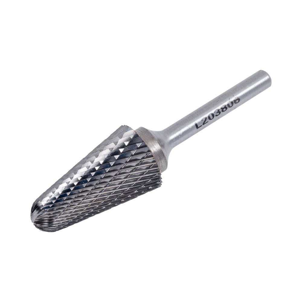 Изображение товара Бор-фреза L203806 двойная насечка 6 мм для стали и нержавейки с рабочей длиной 38 мм