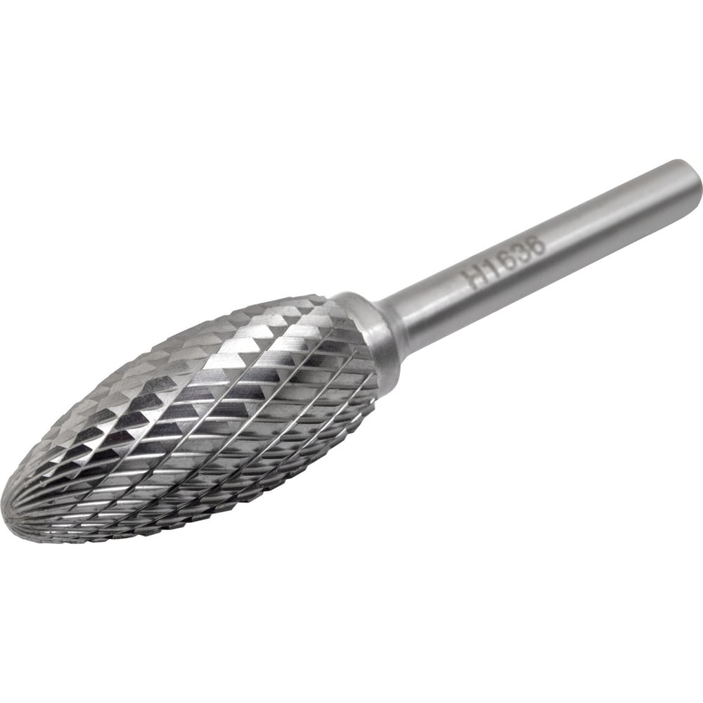 Изображение товара Бор-фреза H163606 двойная насечка для обработки металлов и камня 16мм